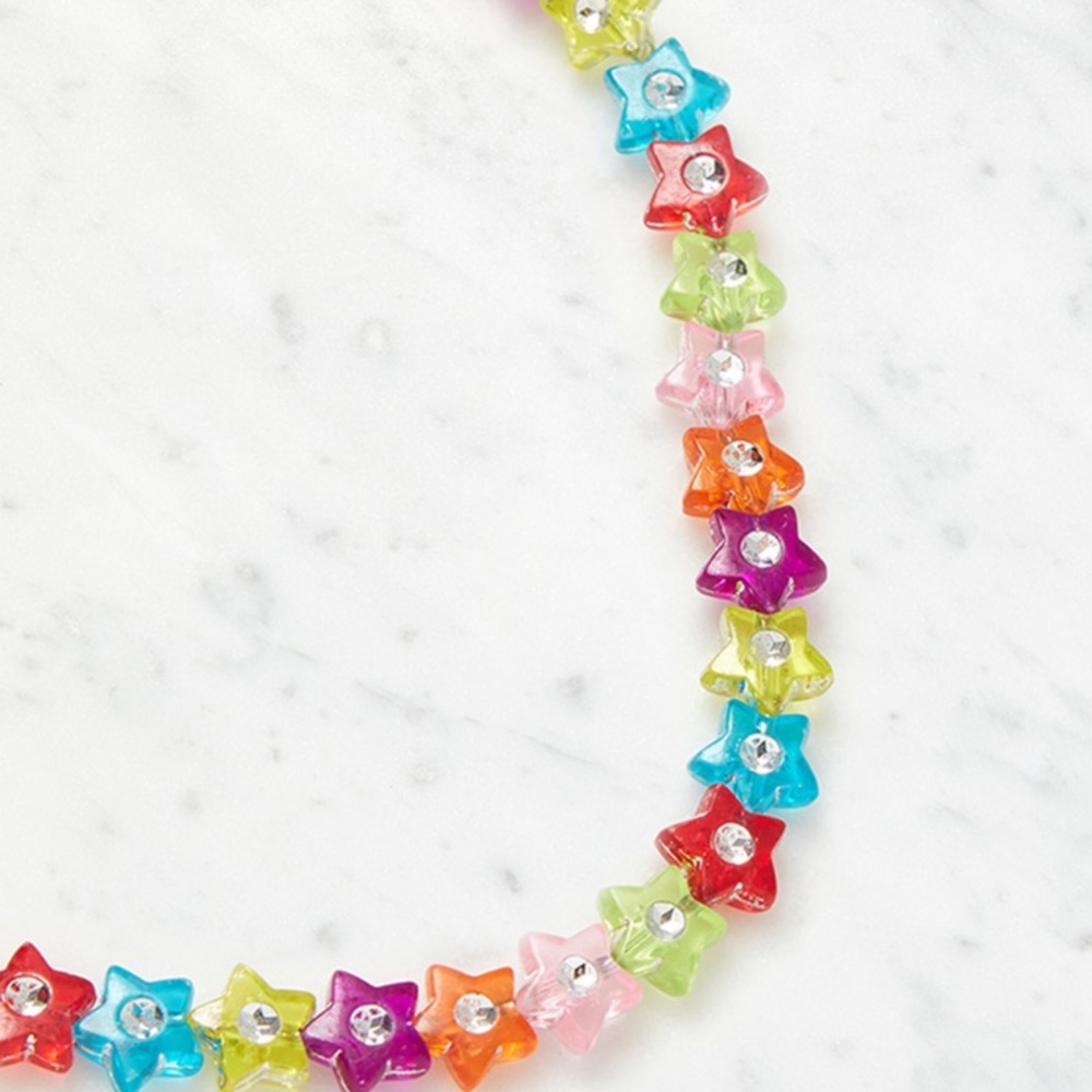 Brandy Melville Multicolor Star Bead Necklace (2 for $25, 3 for $30) - Picture 4 of 13